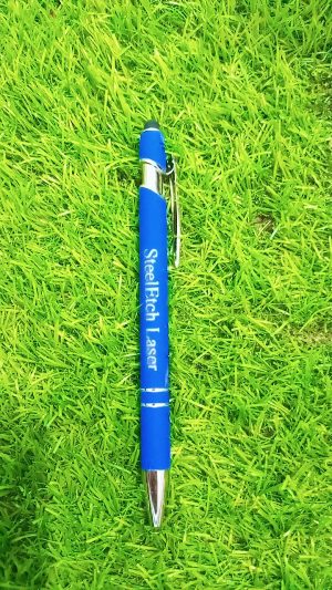 Blue Metal Pen with Custom Engraving | Personalized Metal Pen